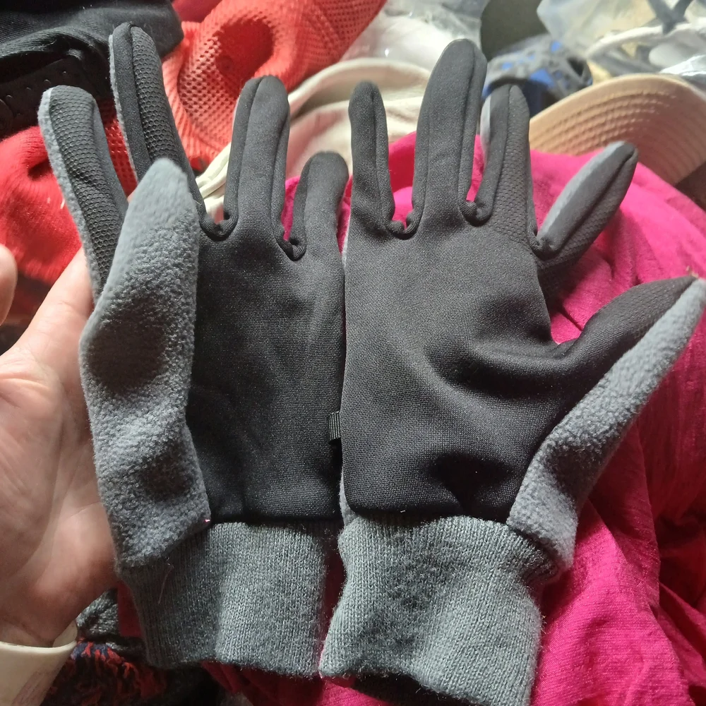 T-Mobile Logo winter touchscreen gloves gray, pink, white,Black And Stripes L/XL